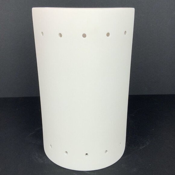 Justice Design Group Perforated Small Cylinder Wall Sconce CER-0995 - Picture 2 of 8